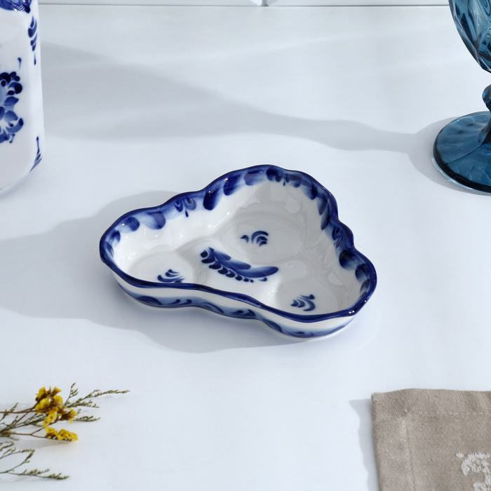 Набор для специй &laquo;Весенний&raquo;, 4 предмета, гжель