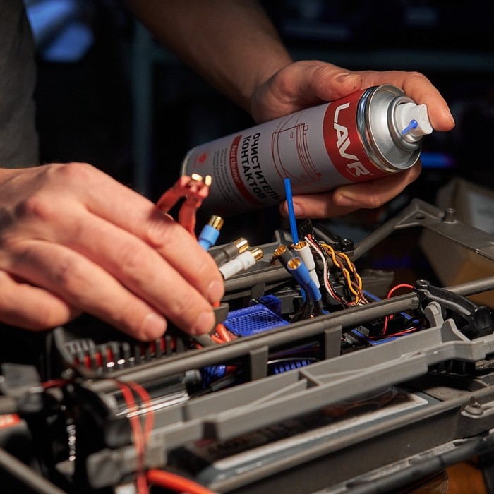 Очиститель контактов LAVR, Electrical contact cleaner, 335 мл, аэрозольный Ln1728 Очиститель контактов LAVR, Electrical contact cleaner, 335 мл, аэрозольный Ln1728