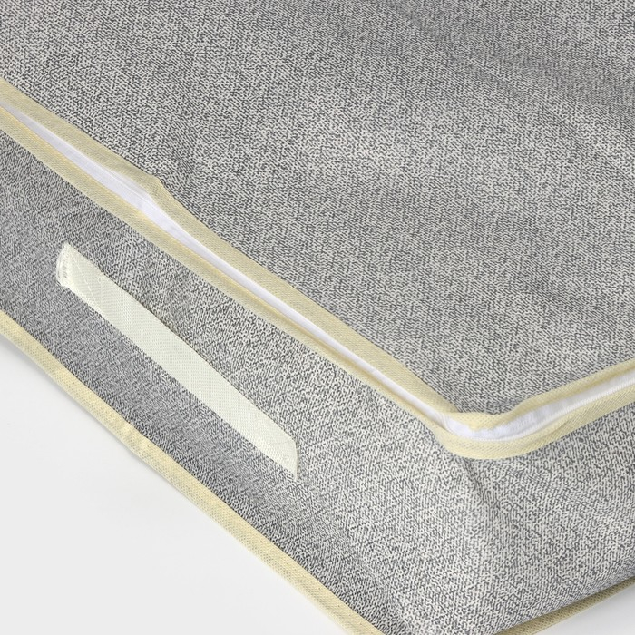 Кофр для хранения вещей «Европа», 80×45×15 см, цвет серый Кофр для хранения вещей «Европа», 80×45×15 см, цвет серый