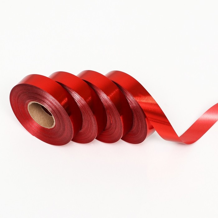 Лента металлизированная, красный, 2 х 45 м Лента металлизированная, красный, 2 х 45 м