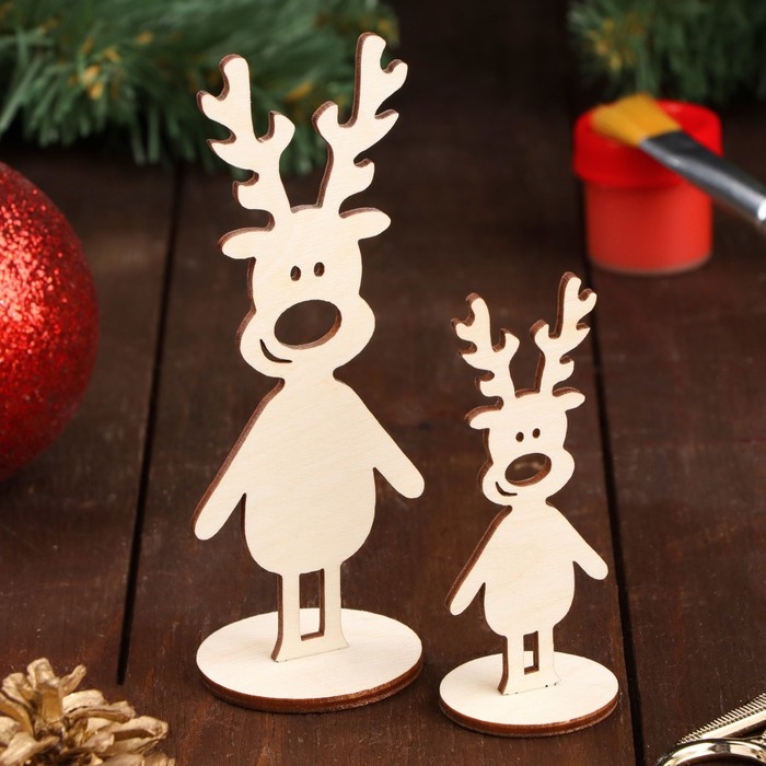 Набор для творчества Набор для творчества "Олени", 2шт, 130 х 50, 90 х 33 мм