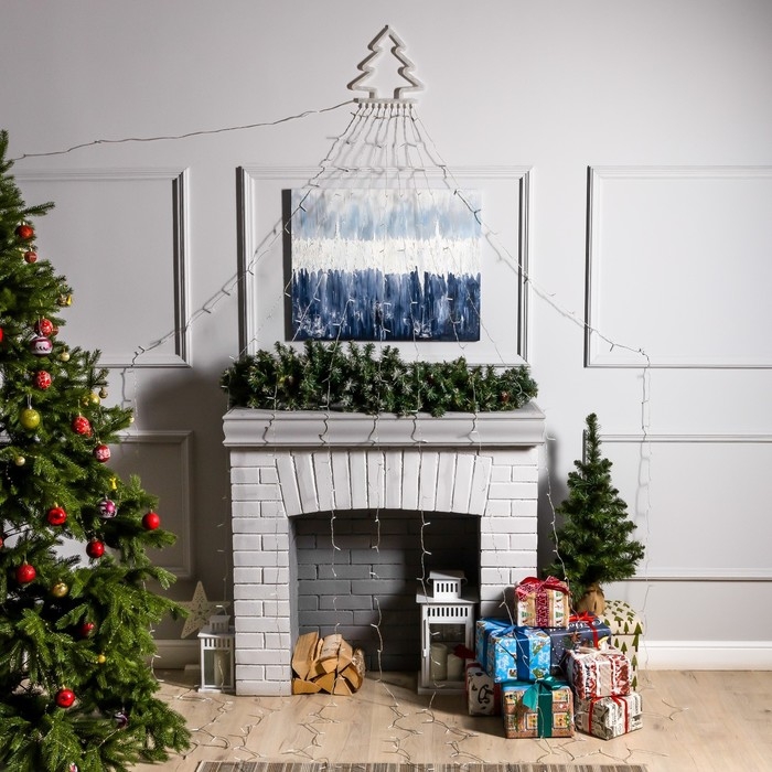 Светодиодная фигура «Ёлка» 3.5 м, пластик, 9 нитей, 220 В, свечение зелёное Светодиодная фигура «Ёлка» 3.5 м, пластик, 9 нитей, 220 В, свечение зелёное