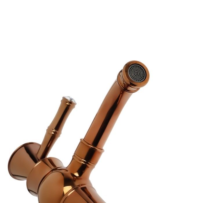 Смеситель для раковины ZEIN Z3788, дизайнерский, однорычажный, картридж 35 мм, цвет медный Смеситель для раковины ZEIN Z3788, дизайнерский, однорычажный, картридж 35 мм, цвет медный