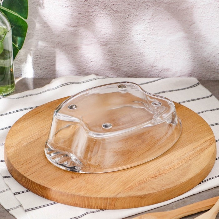 Блюдо стеклянное Primex, 26×18 см, 1500 мл Блюдо стеклянное Primex, 26×18 см, 1500 мл