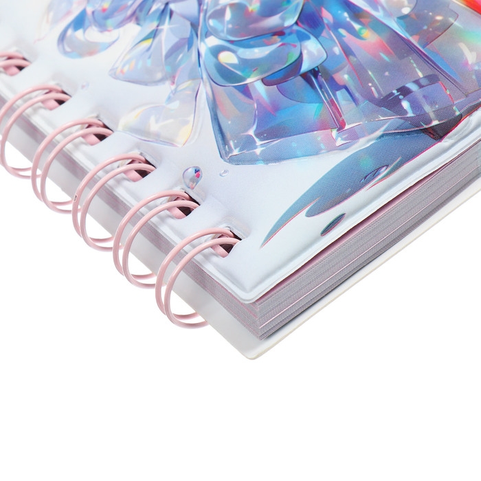 Записная книжка подарочная на гребне 80л,линия, цветной блок,облож.ПВХ 3D Аниме(10,2х10,5см) 10539 Записная книжка подарочная на гребне 80л,линия, цветной блок,облож.ПВХ 3D Аниме(10,2х10,5см) 10539