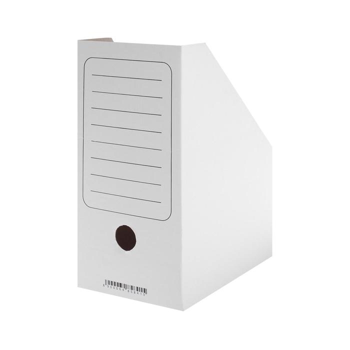 Накопитель-лоток А4, архивный из микрогофрокартона Calligrata, 150 мм, до 1400 л, белый Накопитель-лоток А4, архивный из микрогофрокартона Calligrata, 150 мм, до 1400 л, белый