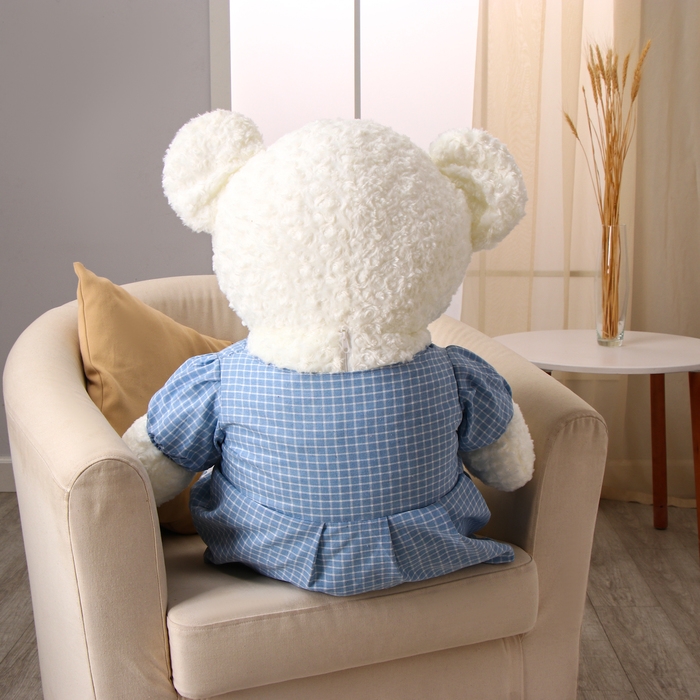 Мягкая игрушка «Медведь», в платье, 100 см, цвет белый Мягкая игрушка «Медведь», в платье, 100 см, цвет белый