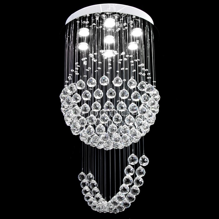 Светильник каскад Светильник каскад "Аделисия" 7xLED хром 55х55х93см BayerLux