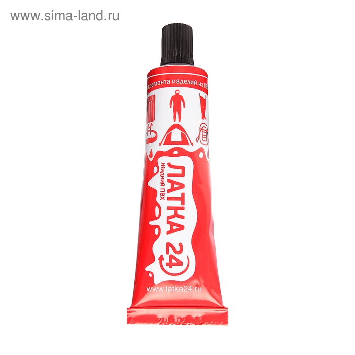 Жидкая  Жидкая "Латка 24", ПВХ, 25 г, цвет чёрный