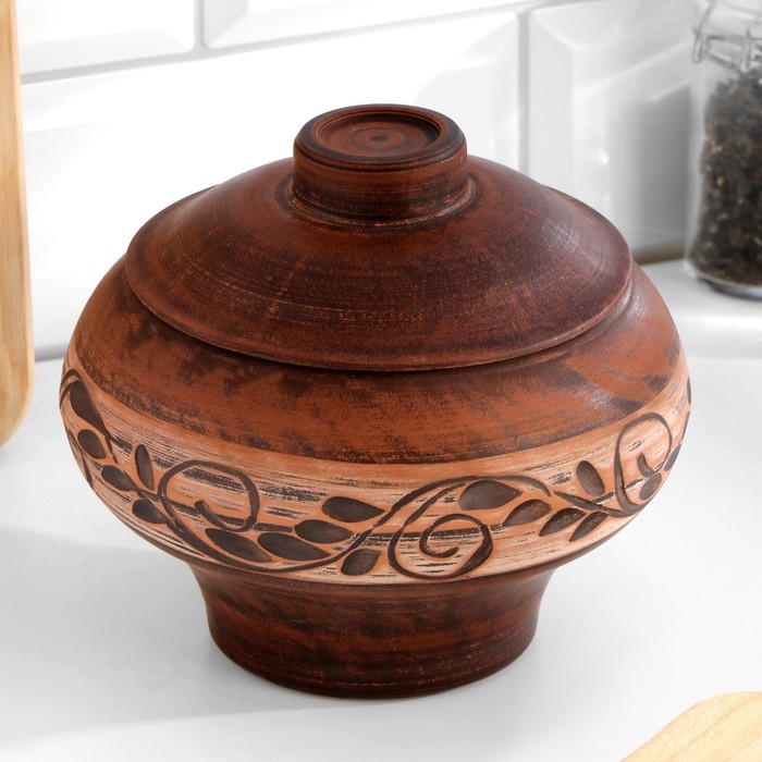 Горшок для жаркого  Горшок для жаркого "АНГОБ", 0,6л, 13 х 14 х 14см