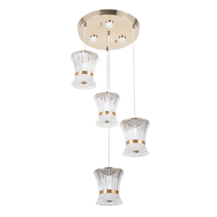 Светильник BayerLux Светильник BayerLux "Медея" 4LED+3LED 41Вт ПДУ золото 40х40х100см