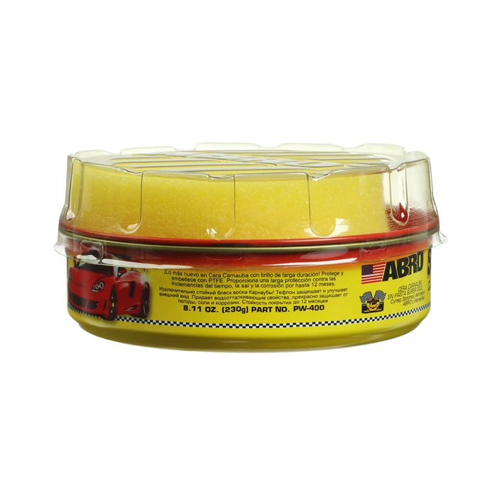 Полироль авто Abro карнауба, тефлоновый, 230 г PW-400 Полироль авто Abro карнауба, тефлоновый, 230 г PW-400