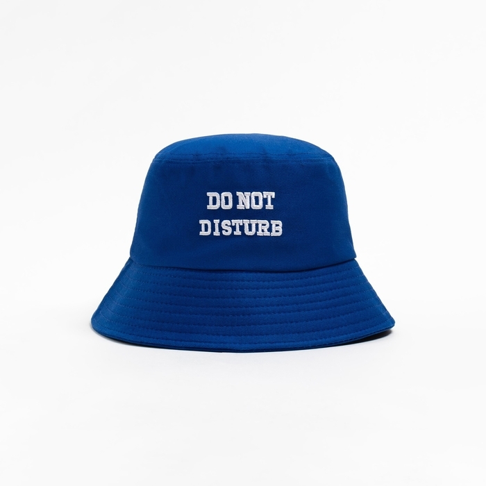 Панама MINAKU с надписью, цвет синий, р-р 56--58