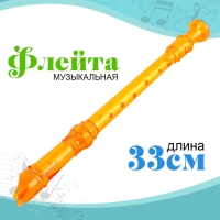 Игрушка музыкальная «Флейта», МИКС