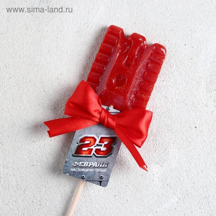 Леденец на палочке «Настоящему герою», танк, 27 г. Леденец на палочке «Настоящему герою», танк, 27 г.