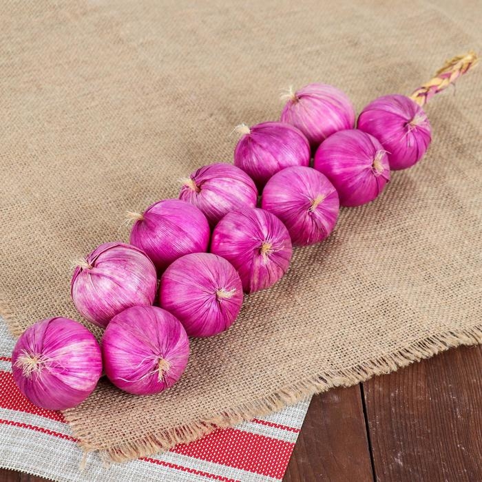 Муляж Муляж "Связка лука" 12 луковиц, микс