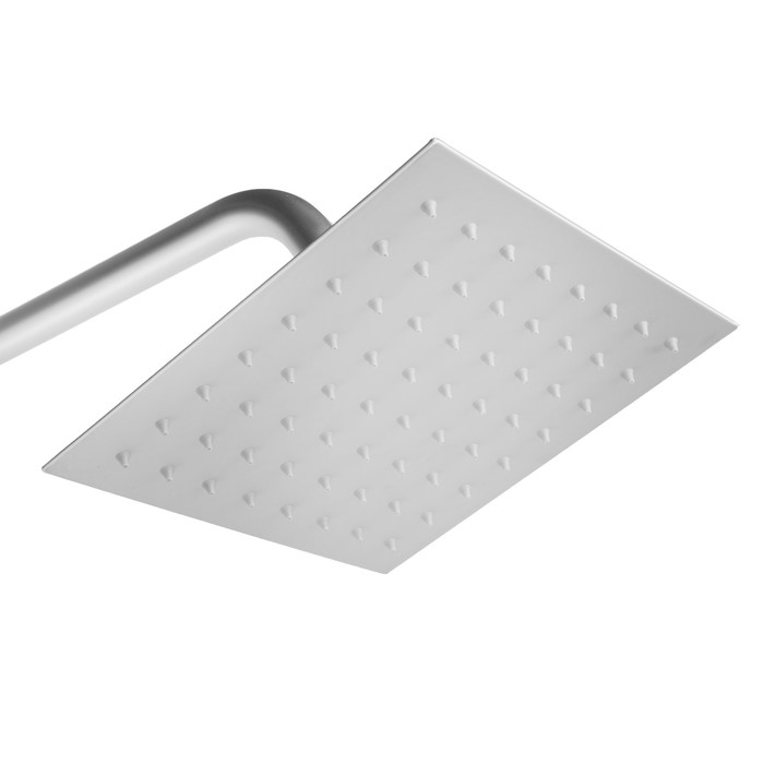 Душевая система ZEIN Z3868, смеситель, тропическая и ручная лейка, алюминий, матовая Душевая система ZEIN Z3868, смеситель, тропическая и ручная лейка, алюминий, матовая