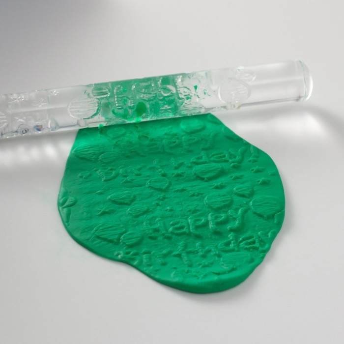 Скалка для творчества акрил Скалка для творчества акрил "День Рождения" 16х1 см