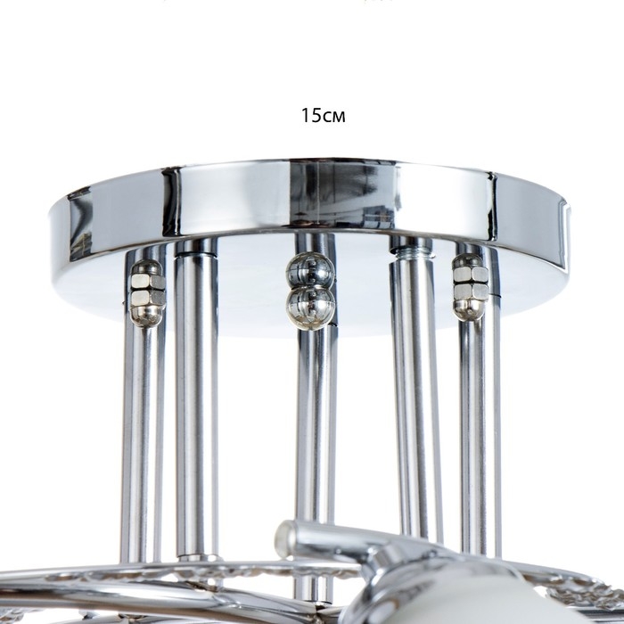 Люстра Люстра "Офелия" 5хЕ27 40т хром 55х55х25 см BayerLux