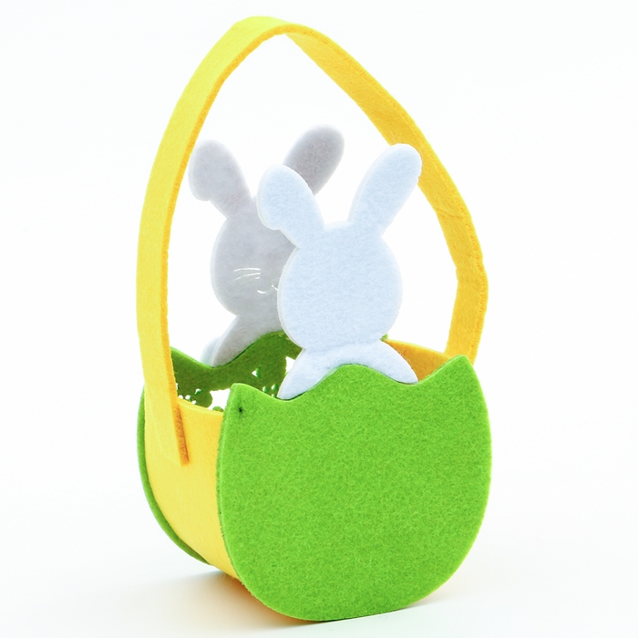 Пасхальный декор корзинка Пасхальный декор корзинка "Зайчик" 8.5х10х19 см