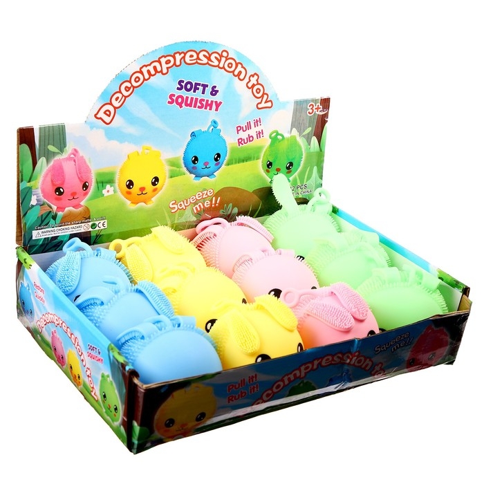 Ёжка «Зайка» световая, цвета МИКС Ёжка «Зайка» световая, цвета МИКС