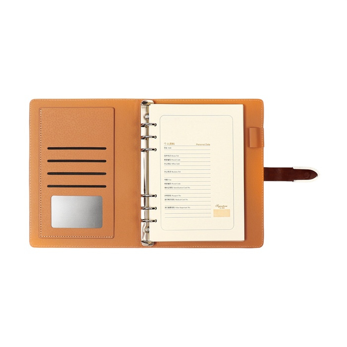 Органайзер на кольцах А5, 90 листов в линейку, с хлястиком, МИКС Органайзер на кольцах А5, 90 листов в линейку, с хлястиком, МИКС