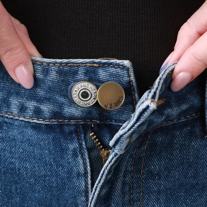 Пуговица «JEANS» для расширения пояса, 17 мм, цвет антик Пуговица «JEANS» для расширения пояса, 17 мм, цвет антик