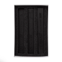 Уголь для рисования пресс SKETCH&ART черн мягк,средн,твердый 3шт/наб 25-001