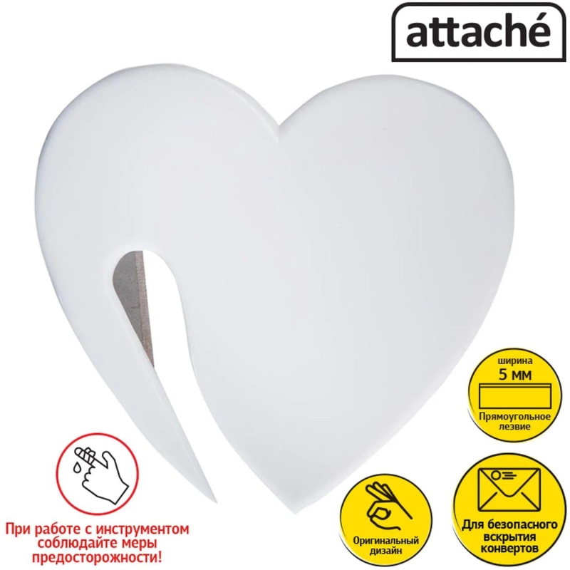 Нож канцелярский Attache для открытия конвертов , цв.в ассорт.