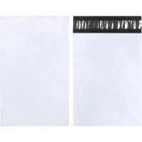 Курьерский пакет, без печати, с карманом,430x500+40, 50 мкм(50шт/уп)