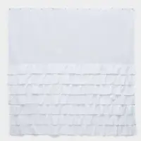 Штора для ванной &laquo;Ла Каса&raquo;, с люверсами, 180&times;180 см, полиэстер, белая