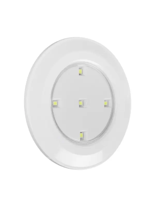 Набор светильников светодиодных, 3 штуки, нажимной, 4000К, от батареек, пульт в комплекте