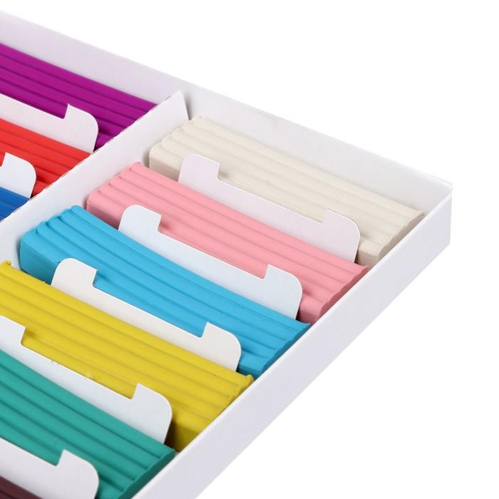 Пластилин Пластилин "Цветик", 12 цветов, 180 г, со стеком