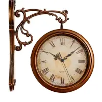Часы настенные интерьерные &laquo;Сабатини&raquo;, двусторонние, на подвесе, плавный ход, 35&times;30 см, d=19.5 см, от батарейки 1хАА