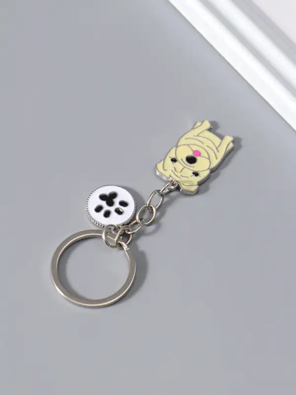 Брелок металл "Породы собак" МИКС 5,5х1,5х0,2 см