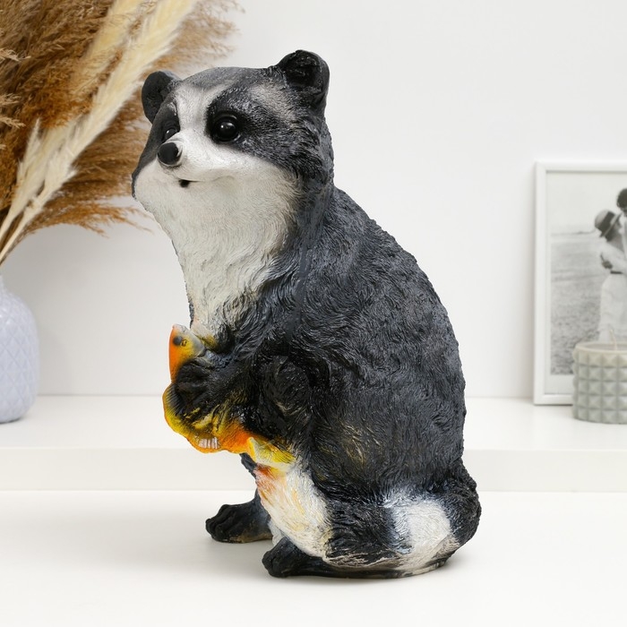 Копилка Копилка "Енот с рыбкой" 20х22х36см