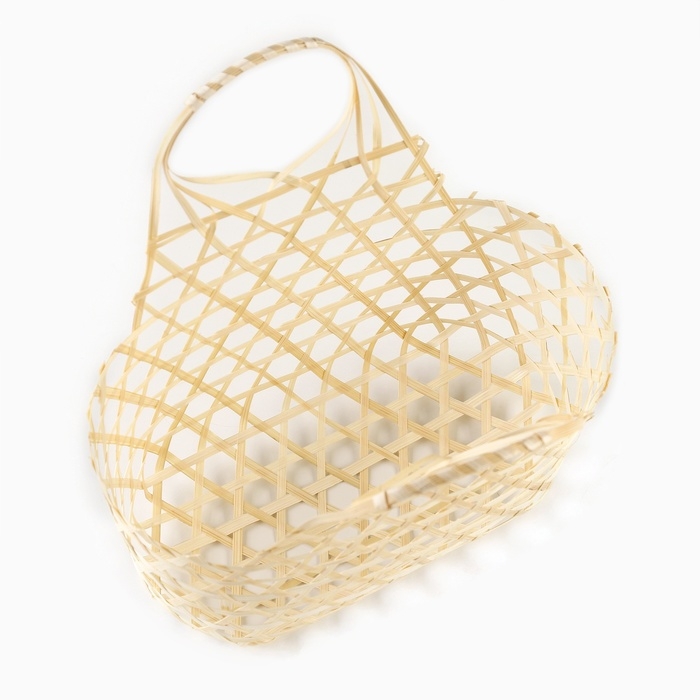 Корзина плетеная, 25х12х12/24 см, бамбук Корзина плетеная, 25х12х12/24 см, бамбук