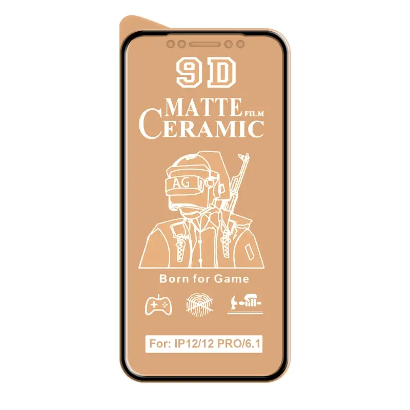 Защитная пленка iPh 12/12 Pro Ceramics Film матовая без упаковки Защитная пленка iPh 12/12 Pro Ceramics Film матовая без упаковки