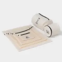 Мешки для стирки, 6 шт.: L= 60&times;50, M=50&times;40, S=40&times;30, XS=22&times;18, Цилиндр L=30&times;20, Цилиндр M=17&times;17, цвет бежевый