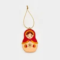 Ёлочная игрушка &laquo;Матрешка&raquo;, 3.3&times;5.2 см