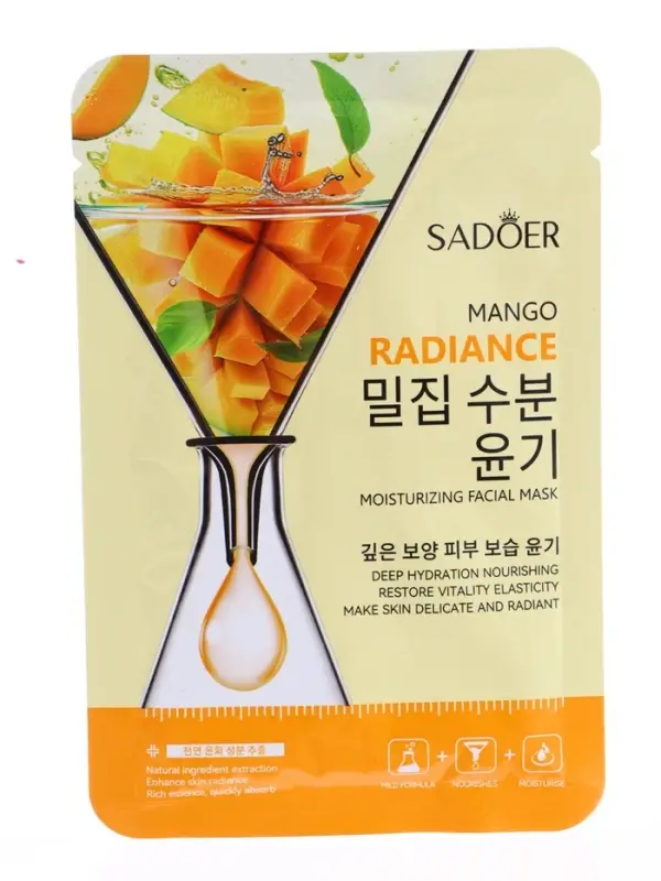 Успокаивающая маска для лица Sadoer "Манго", 25 мл