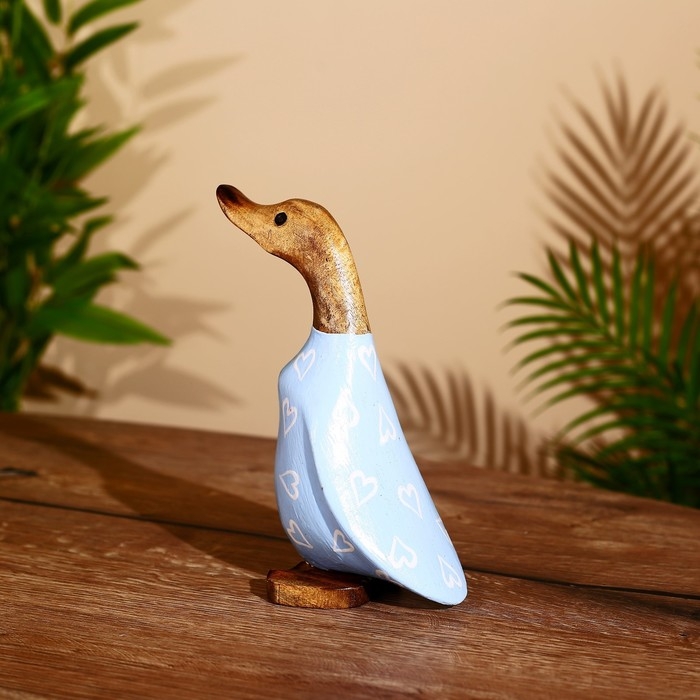 Сувенир Сувенир "Утка в голубом" дерево 20 см