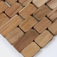 Коврик из тикового дерева, 30&times;20&times;0.7 см