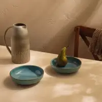 Тарелки глубокие SL Home &laquo;Аззура&raquo;, 750 мл, набор 2 шт., фарфор, бирюзовые