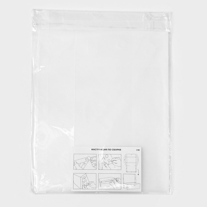 Коробка для хранения сапог с крышкой Uni size, 30×52×12 см, 2 шт