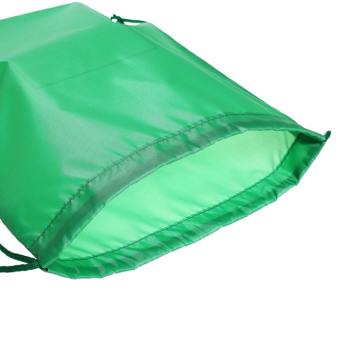 Мешок для обуви 420 х 340 мм, Calligrata  Мешок для обуви 420 х 340 мм, Calligrata "Стандарт", (мягкий полиэстер, плотность 210 D), зелёный