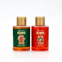 Новогодний подарочный набор косметики Happy new year: гель для душа 2 шт х 100 мл, мочалка для тела, URAL LAB Новогодний подарочный набор косметики Happy new year: гель для душа 2 шт х 100 мл, мочалка для тела, URAL LAB