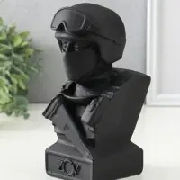 Статуэтка СВО "Воин", 9х19 см, графит Статуэтка СВО "Воин", 9х19 см, графит