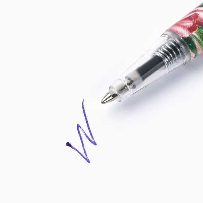 Ручка шариковая, синяя паста, 0.5 мм, автоматическая мини «С 8 марта» Ручка шариковая, синяя паста, 0.5 мм, автоматическая мини «С 8 марта»