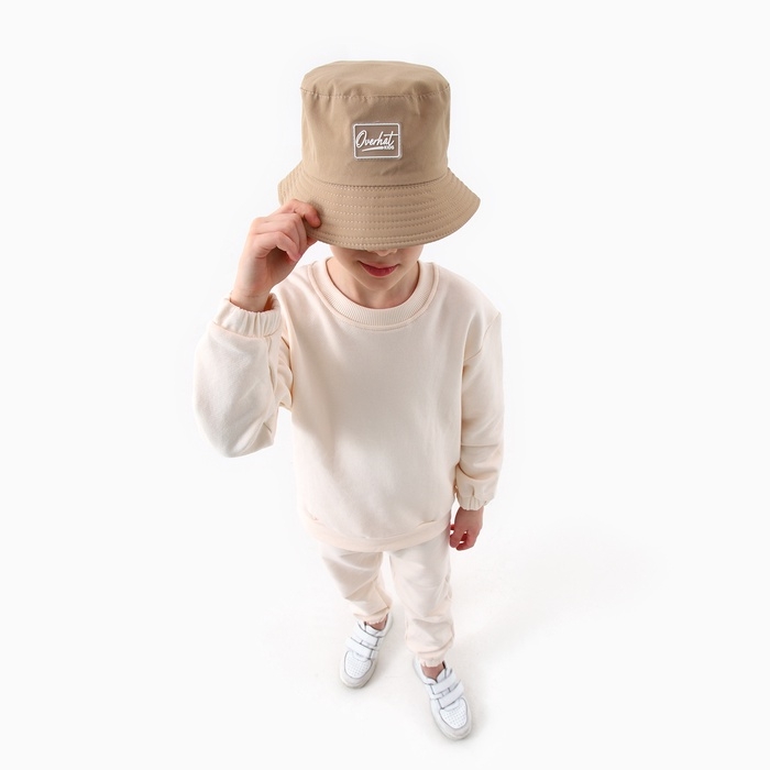 Панама детская для девочки, цвет бежевый, р-р. 48-50 Панама детская для девочки, цвет бежевый, р-р. 48-50